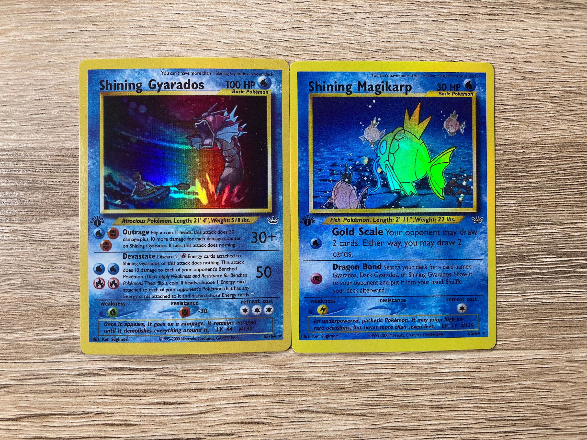Shining Gyarados garados proxy Custom Pokemon card en Holo