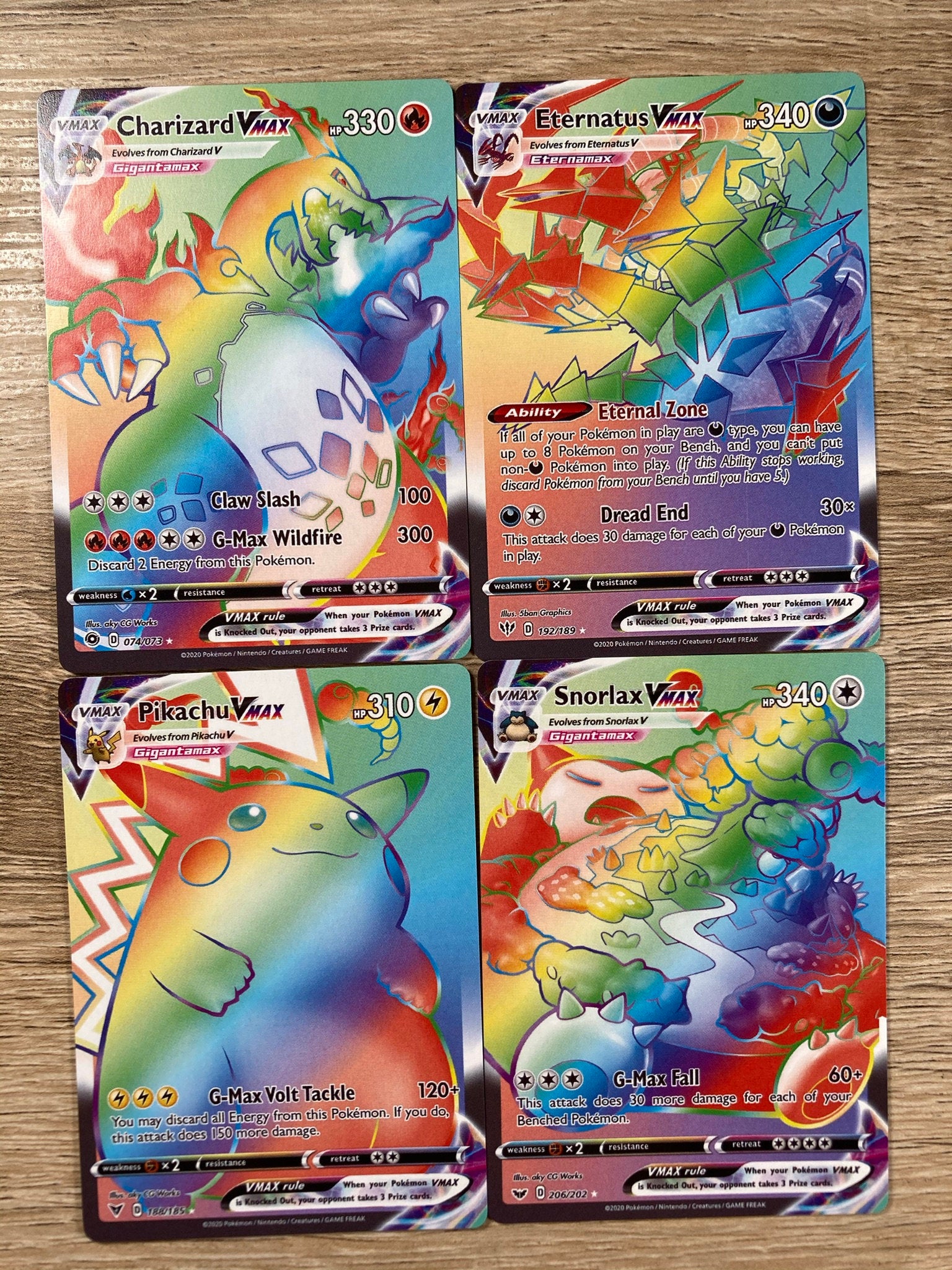 Custom Handmade PROXY Pokémon Cards! VMAX Charizard Rainbow Rare, Pikachu  Illustrator - Toys - Hamden, Connecticut, Facebook Marketplace