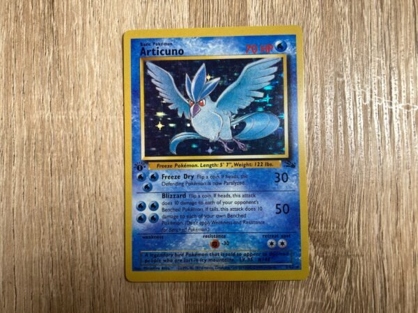 Articuno Holo Pokémon Card Custom Made Fossil 1st Edition