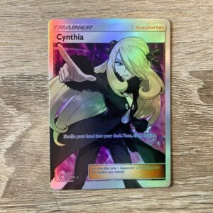 Cynthia SM - Ultra Prism Holographic Custom Made Pokemon Proxy Card