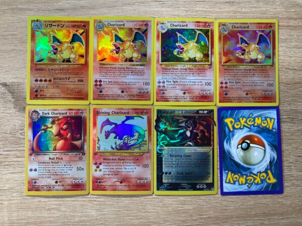 Charizard Vintage Collection 7x (Holo) - Custom Made Pokémon Card Proxy