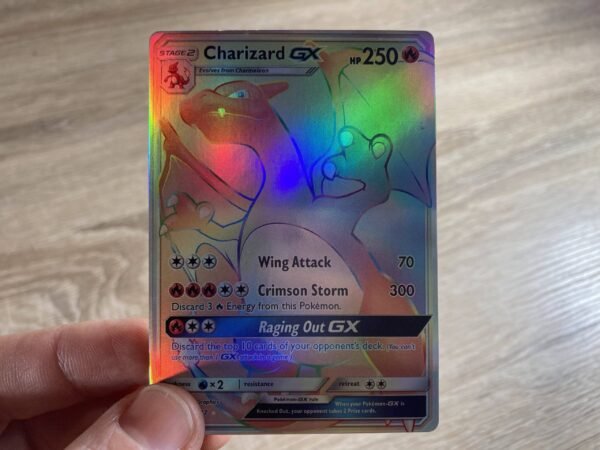 Charizard GX Shiny Rainbow Rare (Holo) - Custom Made Pokémon Card