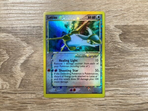 Latias Gold Star Deoxy's Holographic Custom Made Pokemon Proxy Card