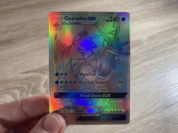 Gyarados GX Shiny Rainbow Rare (Holo) - Custom Made Pokémon Card