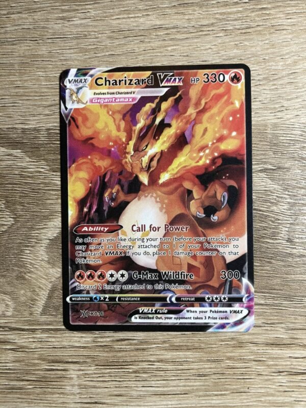 Charizard Gigantimax VMAX Custom Made Pokémon Card Non-Holo Alter Alternate Art