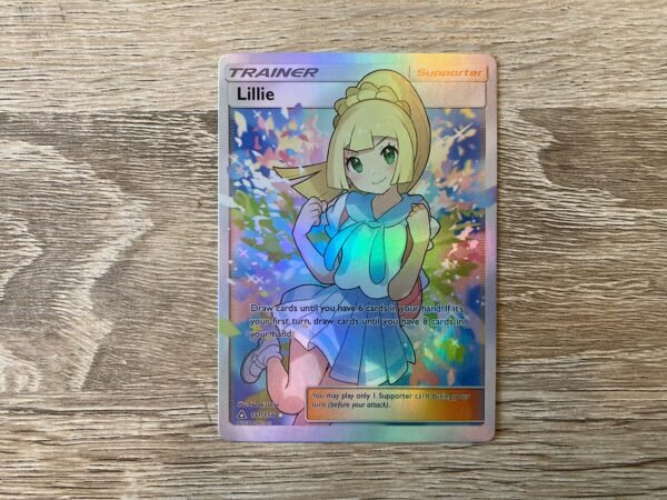 Lillie SM - Ultra Prism Holographic Custom Made Pokemon Proxy Card