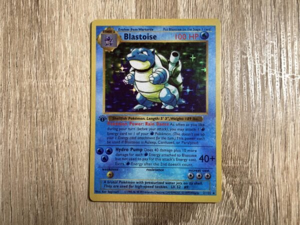 Blastoise Shadowless 1st Edition (Holo) - Custom Made Pokémon Card