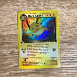 Dark Raichu Team Rocket Holographic Custom Made Pokemon Proxy Card