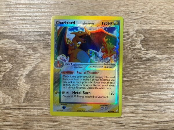 Charizard Crystal Guardians Holographic Custom Made Pokemon Proxy Card