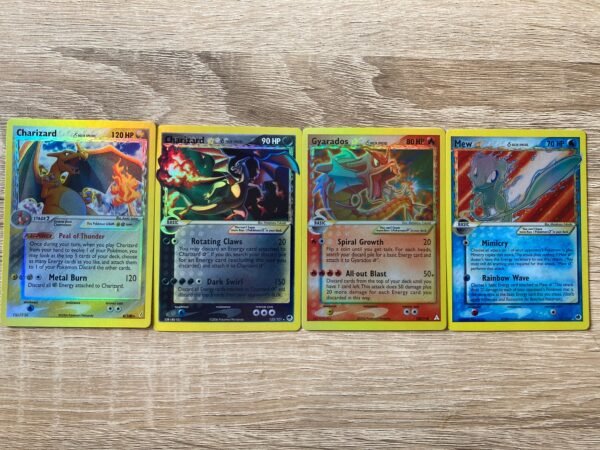 Delta Species Set Of Four Holographic Custom Made Pokemon Proxy Card